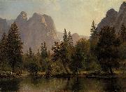 Albert Bierstadt Cathedral Rocks, Yosemite Valley Germany oil painting artist